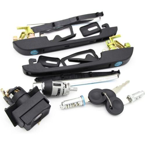 Kit Complet Poignes Avants-Barillet De Rservoir-Antivol De Direction-Coffre Avec Cls - Volkswagen Golf Ii 1.6 Td 60 08/1983-12/1991