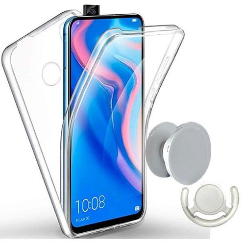 Kit Coque 3x1 360Impact Protection + 1 Gripholder + 1 Support Gripholder Blanc Pour Huawei P Smart Z