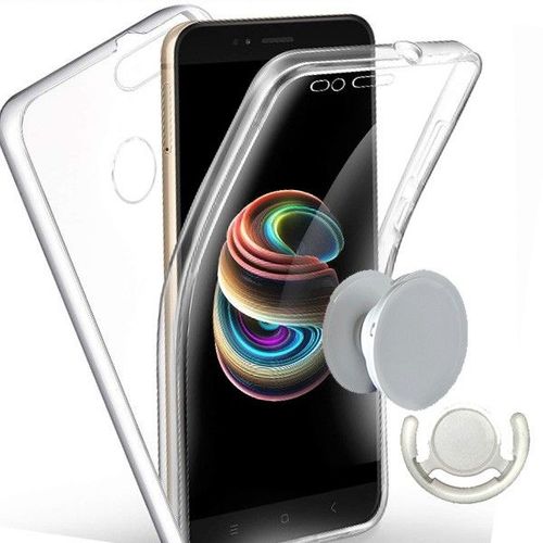 Kit Coque 3x1 360Impact Protection + 1 Gripholder + 1 Support Gripholder Blanc Pour Xiaomi Mi A1