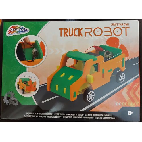 Kit Cration Robot Camion En Mousse - Fonctionne  Piles