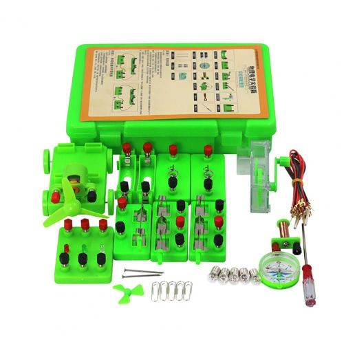 Kit D'apprentissage De Circuit, Fils De Connexion Difficiles, Mtal Chrom, Outil D'exprimentation ducative En Physique Pour Salle De Classe
