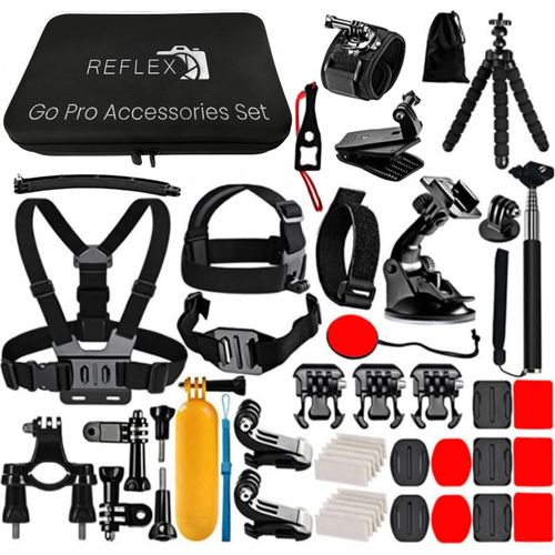 Kit D'Accessoires 50 En 1 Pour Camra D'Action, Compatible Avec Gopro Hero 13 Go Pro Hero 12/11/10/9/8 Dji Osmo Action 2, 3, 4, Insta360 X2, X3, Akaso/Sony Sports Cameras Et Plus E[GOP6251556]
