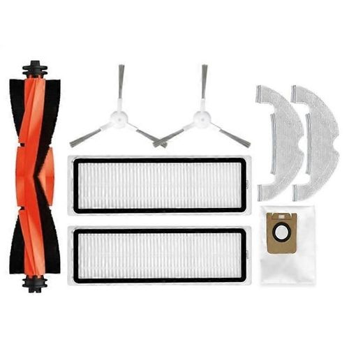 Kit d'accessoires 8PCS pour Bot D10 Plus RLS3D, Z10 Pro, L10 Plus Robot Aspirateur Filtre  Brosse Latrale Principale