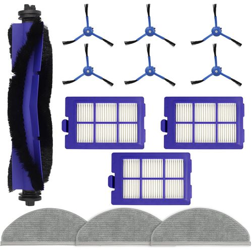 Kit D'Accessoires De 13 Pices Pour Aspirateur Robot Eufy Robovac X8/X8 Hybrid/X8 Pro, Pices De Rechange, Brosse Principale, Brosse Latrale, Filtre, Serpillre[SSE7112363]