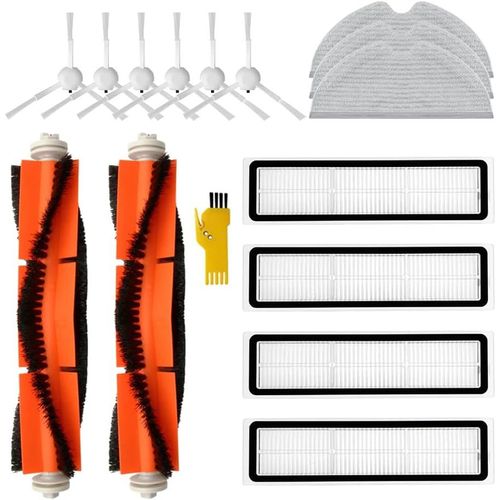 Kit D'Accessoires De Remplacement Pour Robot Aspirateur Dreame D9 Dreame D9 Max Dreame L10 Pro 15 Packs 2 Brosses Principales, 4 Filtres, 6 Brosses Latrales, 3 Chiffons De Balayag[SSE7110226]