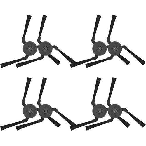 Kit D'Accessoires Pour Aspirateur Compatible Avec Eufy X9 Pro / X9 Series, Sweeper Robot Aspirateur Et Balai Nettoyeur Pices De Rechange (8 Brosses Latrales)[SSE7114369]