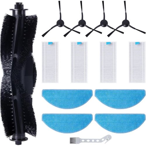 Kit D'Accessoires Pour Aspirateur Robot Laresar Mars01 - Avec 1 Brosse  Rouleau Principal, 4 Filtres Hepa, 4 Tampons De Nettoyage, 4 Brosses Latrales, 1 Brosse[SSE7110554]