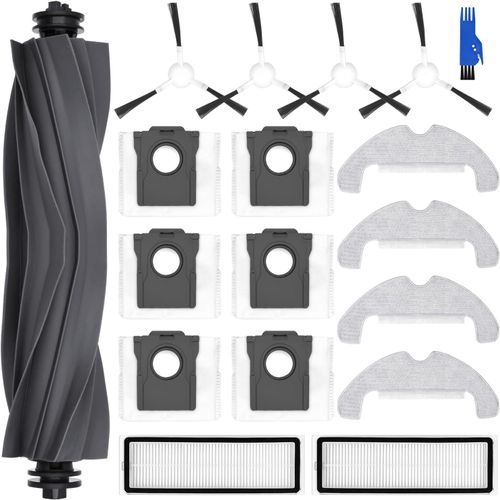 Kit D'Accessoires Pour Dreame D10 Plus Gen 2, 4 Serpillres, 6 Sacs  Poussire, 1 Brosse Principale, 4 Brosses Latrales, 2 Filtres, Pices De Rechange Pour Robot Aspirateur[SSE7110393]