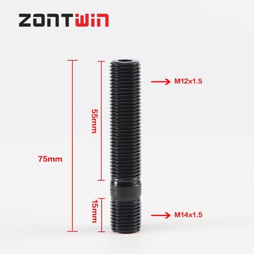 Kit D'adaptateur De Vis De Boulons De Roue Arc-En-Ciel,Conversion De Goujons De Roue,Grand Ldp( crou),M12x1.5-12x1.25,14x1.5-14x1.5,14.25,15x1.25,5 Pices - Type 5pcs 14x1.5-12x1.5