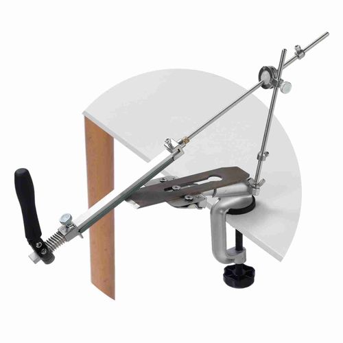 Kit D'aiguisage Aiguiseur De Couteaux à Angle Fixe Kit D'affûTage De Couteaux Aiguiseur De Bords SystèMe De Maintien Abrasif Avec 4 Pierres à Aiguiser