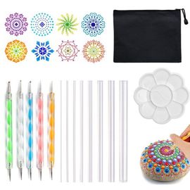 Lot De 10 Outils De Pointillage De Fleurs à Double Extrémité