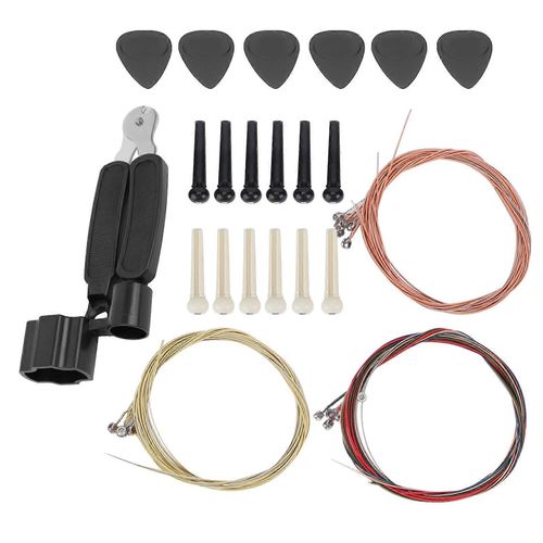 Kit DAccessoires De Guitare String Pick Bridge Pin 3 En 1 Kit De Remplacement DOutil Pour Violon Banjom02283