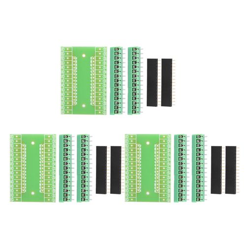 Kit De 3 Cartes D'extension Pour Arduino Nano 3.0, Adaptateur De Terminal, Bouclier, Diy