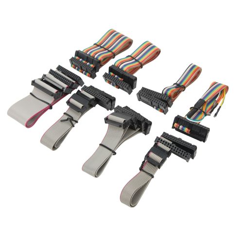 Kit De 8 Cables De Programmation Ecu, Outil De Reglage De Puce, Resistant A L'usure, Performances Stables Pour Ktag V7.020 V2.25, Pcb Rouge