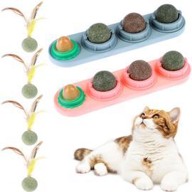 Kit de ballons de dentition en herbe de cataire pour chat,boule