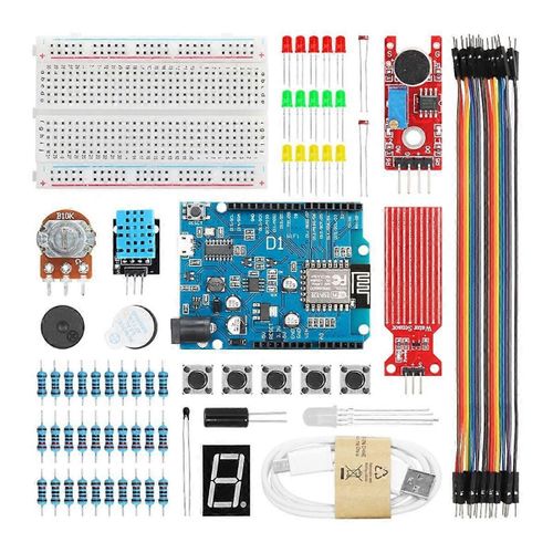 Kit de base pour la programmation D1ESP8266 WiFi R3 Composant Kit lectronique de bricolage Ensemble complet ducatif