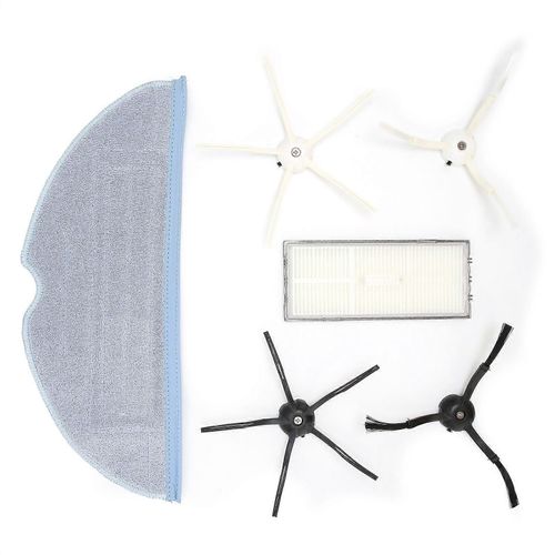 Kit de brosse latrale pour lment filtrant en tissu de vadrouille de nettoyage Remplacement pour robot de balayage T7S T7plus S7