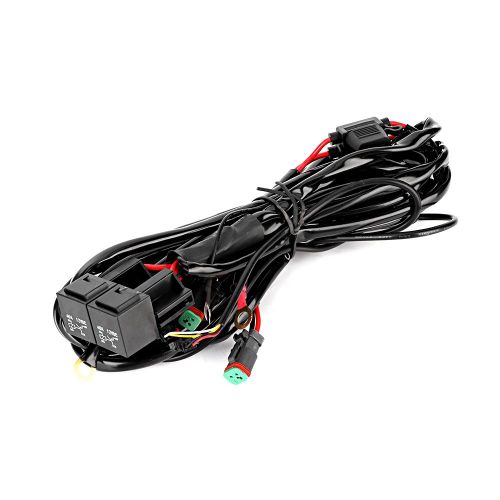 Kit De Cablage Pour Interrupteur De Commande De Feux De Route/Croisement A Led Pour Voiture Avec Connecteur Etanche Dt 2v3