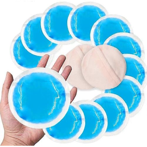 Kit De Compresse Froide Rutilisable - Round Gel Ice Pack - 10 Packs - Soulagement Instantan De La Douleur