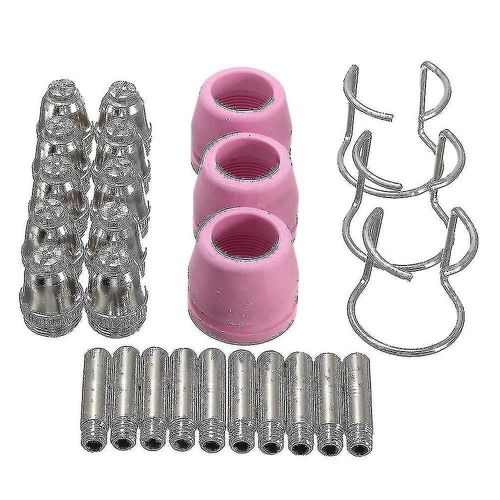 Kit De Consommables De Dcoupeur De Plasma 26pcs Sg-55 Ag-60 Wsd-60p Buse De Pointe De Torche De Coupe - 38