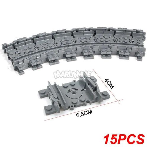Kit De Construction De Chemin De Fer Moc,Blocs Compatibles Avec Les Rails De Train Droits,Circulation,Vue De Rue,Briques Pour Enfants De Plus De 6 Ans - Type Soft Track