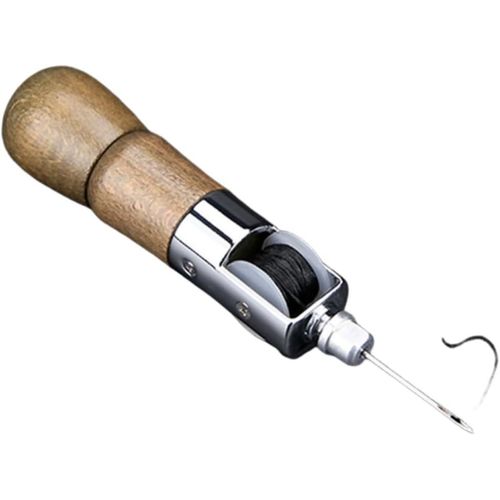 Kit De Couture Manuel Pour Cuir, Poinon  Coudre Cuir Alne Kit De Couture Cuir Rapide Manuel, Aiguilles  Coudre Bricolage  La Main Stitcher Kit Reparation Cuir Automatique Sewing Awl