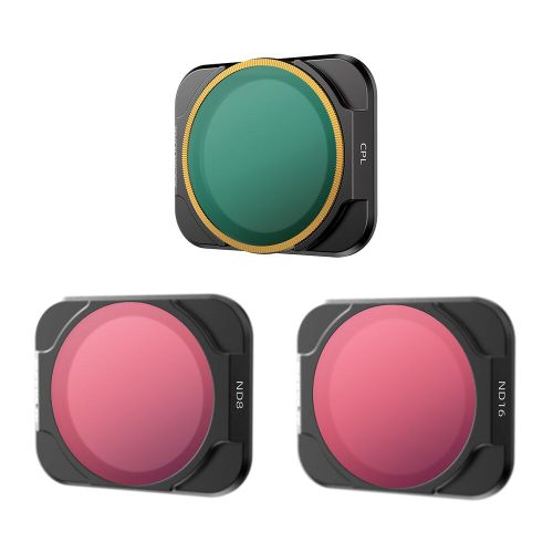 Kit De Filtre D'objectif De Camra Pour Drone Dji Air 2s, Cadre En Alliage D'aluminium Pour Aviation, Accessoires D'objectif Nd8 Nd16 Cpl