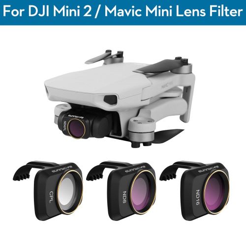 Kit De Filtres D'objectif Lger Pour Dji Mini 2/Mavic Mini, Multi Revtement Cpl Nd8 Nd16, Filtres De Densit Neutre, Accessoires De Drone