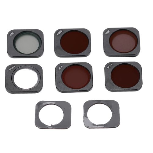 Kit De Filtres Pour Drone Junestar Cpl Nd4/8/16/32 Star 6 En 1 Pour Objectif Hubsan Zino Mini Pro