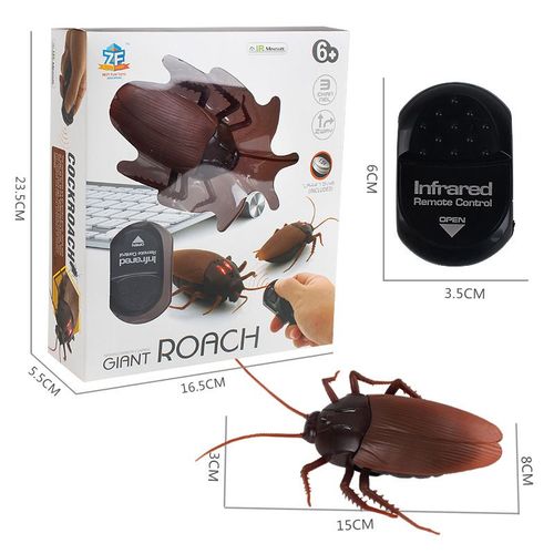 Kit De Jouets Animaux Tlcommands  Infrarouge Rc, Simulation Intelligente De Cafards, Blagues, Radio Insecte, Cadeau Pour Enfants