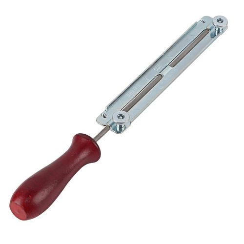 Kit De Lime De Scie  Chane De Classement D'afftage De Trononneuse Avec Manche En Bois Dur (4,8 Mm)