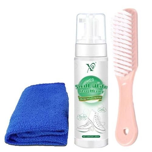Kit De Nettoyage De Chaussures En Mousse, Gel Nettoyant Blanchissant, Machine  Laver Les Chaussures D343 Et Jaune, Nettoyant Pour Livres