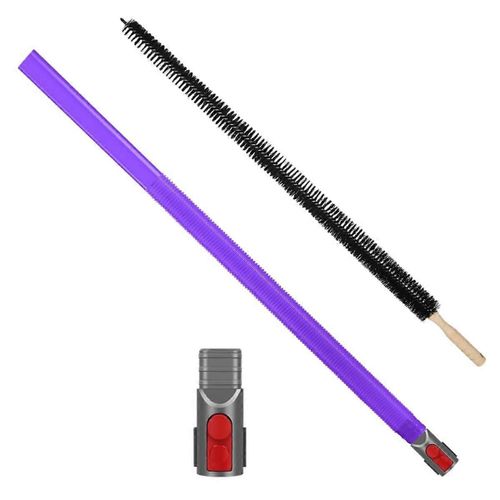 Kit de nettoyage de conduit de scheuse et brosse  charpie de scheuse pour V7 V8 V10 V11 V12 V15, accessoire de tuyau de dissolvant de charpie de scheuse flexible