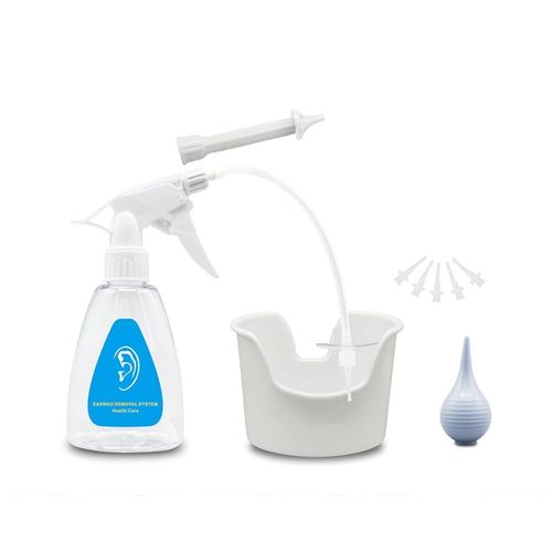 Kit De Nettoyage Des Oreilles Willstar : Seringue  Poire, Embouts Et Flacon Laveur Pour Une Hygine Optimale.