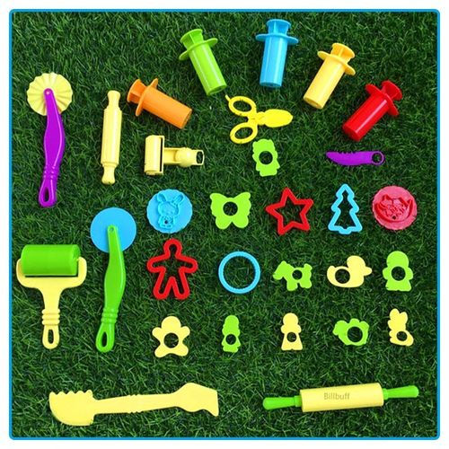 Kit De Pte  Modeler Pour Enfants, Accessoires De Bricolage, Jeu De Pte  Modeler, Dinosaure En Plasticine, Modle Numrique, Argile Molle, Ensemble De Coupe, Jouet, Cadeau - Enfants Jouets E