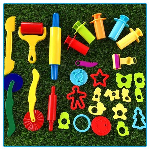 Kit De Pte  Modeler Pour Enfants, Accessoires De Bricolage, Jeu De Pte  Modeler, Dinosaure En Plasticine, Modle Numrique, Argile Molle, Ensemble De Coupe, Jouet, Cadeau - Enfants Jouets H