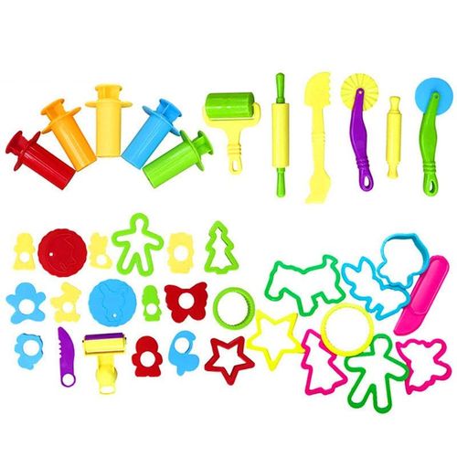 Kit De Pte  Modeler Pour Enfants, Accessoires De Bricolage, Jeu De Pte  Modeler, Dinosaure En Plasticine, Modle Numrique, Argile Molle, Ensemble De Coupe, Jouet, Cadeau - Enfants Jouets O