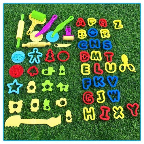 Kit De Pte  Modeler Pour Enfants, Accessoires De Bricolage, Jeu De Pte  Modeler, Dinosaure En Plasticine, Modle Numrique, Argile Molle, Ensemble De Coupe, Jouet, Cadeau - Jouets Enfants N