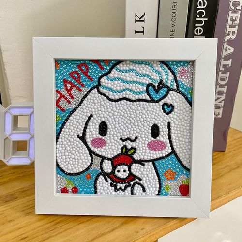 Kit De Peinture Diamant 5d Pour Enfants, Motif Chien Cannelle,  Faire Soi-Mme, Avec De Grosses Pierres Prcieuses, Idal Pour Nol