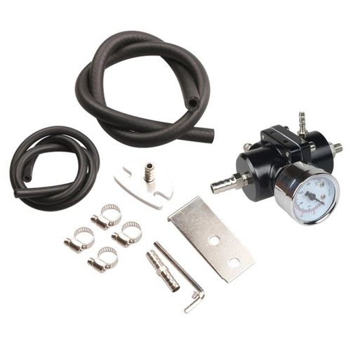 Kit De Pices De Systme De Carburant Universel Rglable 0-140psi, Manomtre D'huile, Tuyau D'huile, 6 Couleurs, Pices De Systme De Carburant Pour Voitures Et Camions