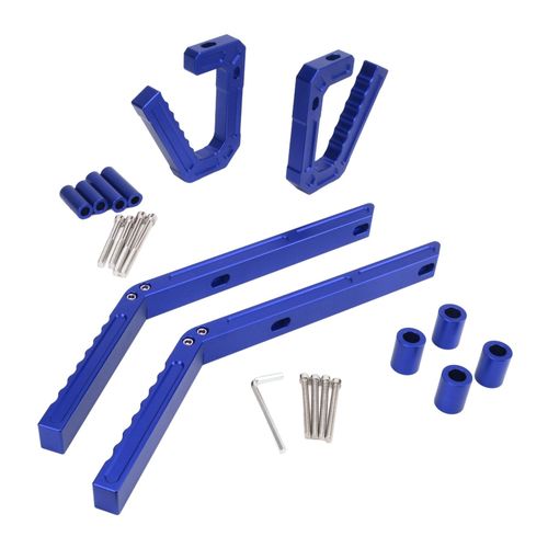 Kit De Poignee De Maintien Avant Et Arriere, Support De Barre D'appui De Remplacement Pour Jeep Wrangler Jk (Modeles 2007 A 2018), Bleu