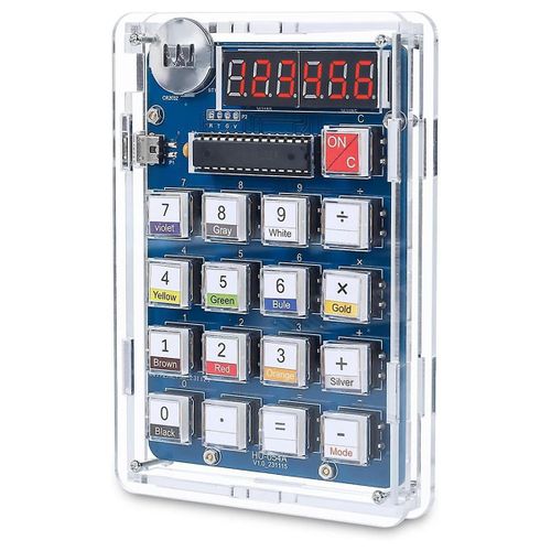 Kit De Pratique De Soudage, Kit De Calculatrice De Bricolage  6 Chiffres Calculatrice De Bureau Alimente Par Usb/Batterie Kit lectronique De Projet De Soudage