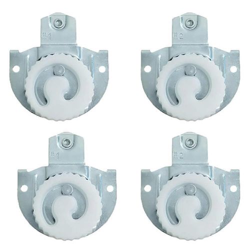 Kit De Quincaillerie De Roues De Porte De Placard Coulissante, Roulettes DArmoire De Garde-Robe Pour Porte De 3/4 Pouce  1-1/4 Pouce Dpaisseur