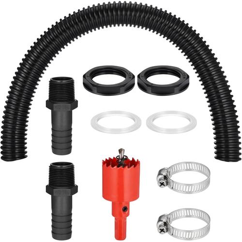 Kit De Raccordement Pour Tonneau De Pluie Pcs Mm Raccord Tuyau