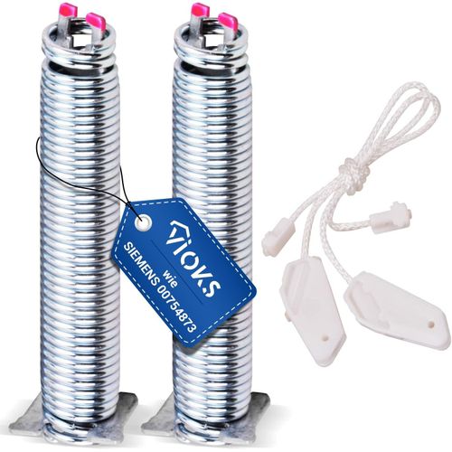 Kit De Rparation De Ressort De Porte Avec Cordons De Serrage De Rechange Pour Lave-Vaisselle Simens Bosch Neff Constructa 00754873 754873[MAC1304]