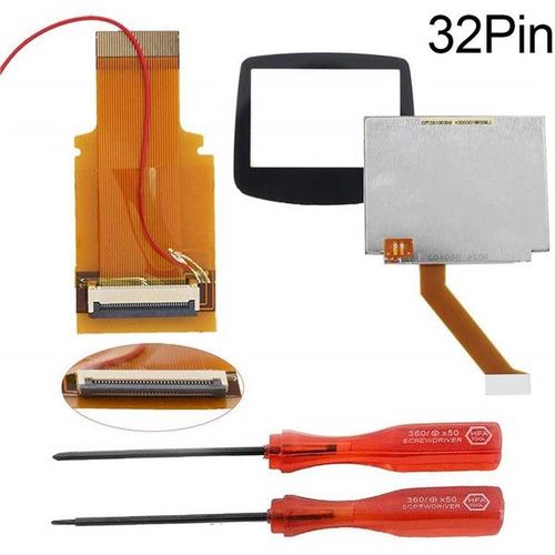 Kit De Rtroclairage Lcd 32/40 Pin Pour Gameboy Advance Mod Gba Sp Ags-101(32 Pin)