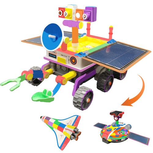 Kit De Robot Solaire, Assemblage Autonome, Vaisseau Satellite, Voiture Scientifique, Jouets D'Exprimentation  nergie Solaire, Jouet ducatif, Cadeau Pour Enfants