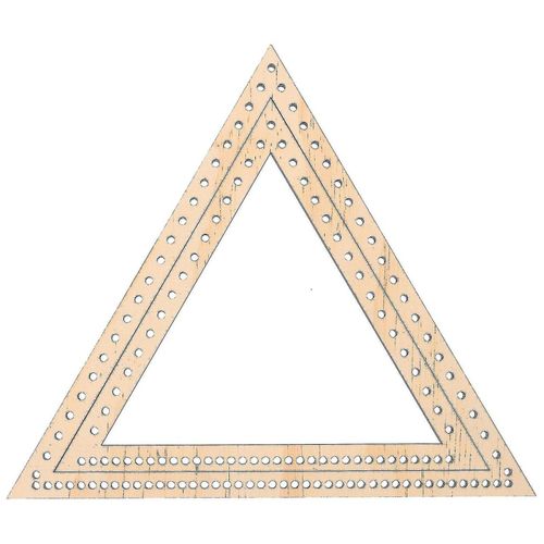 Kit De Tissage Triangulaire  Cadre Attrape-Rves  Faire Soi-Mme Pour Travaux Manuels, Tapisseries Et Dcoration Intrieure  Bois Naturel, Facile  Utiliser