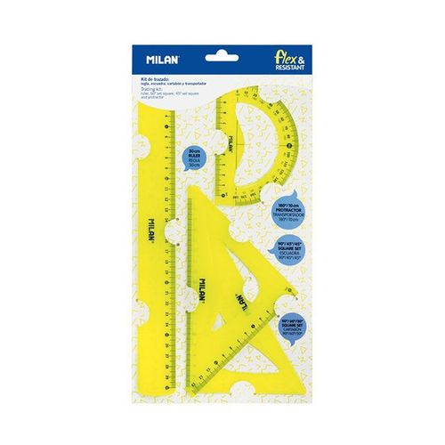 Kit De Traage Flexible Jaune 4 Pcs