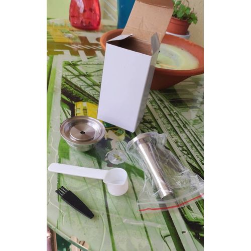 Kit inox pour dosette Nespresso vertuo reutilisable Rakuten